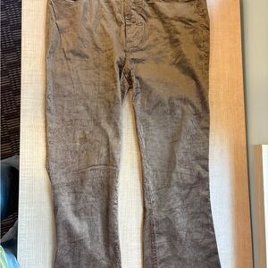 PAIGE Women’s Colette Cropped brown cord pants, sz 31